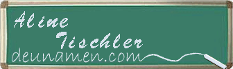 Aline Tischler Visitenkarte